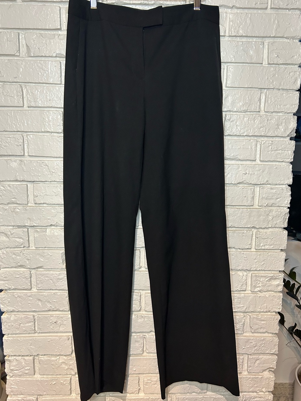 DKNYC Black Wide-Leg Trousers